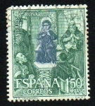 Stamps Spain -  Misterios del Santo Rosario - Jesús con los doctores (Anónimo)