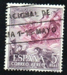 Stamps Spain -  Misterios del Santo Rosario - Asunción (Mateo Cerezo)