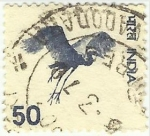 Stamps : Asia : India :  CIGÜEÑA