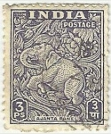 Stamps : Asia : India :  AJANTA