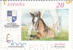 Stamps Spain -  Caballos Cartujanos  3608 A            (F)