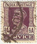 Sellos de Asia - India -  REY JORGE VI