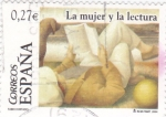 Stamps Spain -  La mujer y la lectura    (F)