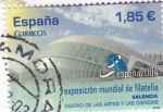 Stamps Spain -  Ciudad de las Artes y las Ciencias-Valencia    (F)
