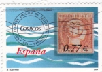 Sellos de Europa - Espa�a -  150 años primera emisión de sellos en Filipinas    (F)