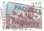 Stamps Spain -  Castillo de Banyeres de Mariola-Alicante    (F)