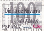 Sellos de Europa - Espa�a -  Diarios Centenarios  - DIARIO DE NAVARRA    (F)