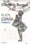 Stamps Spain -  Diarios Centenarios  - DIARIO DE BURGOS    (F)