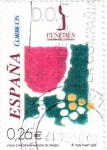Stamps Spain -  Vinos con denominación de origen-PENEDÉS     (F)