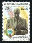 Stamps : Europe : Spain :  75 Aniversario de los Colegios de Agentes Comerciales
