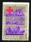 Stamps Spain -  Centenario de la Cruz Roja