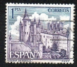 Stamps Spain -  Paisajes y monumentos - Alcázar de Segovia