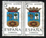 Stamps Spain -  Escudos de las provincias españolas - Madrid
