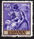 Stamps Spain -  Sorolla - El botijo