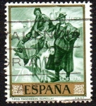 Stamps Spain -  Sorolla - Tipos manchegos