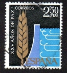 Stamps Spain -  XXV Años de paz - Regadíos