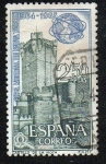 Sellos de Europa - Espa�a -  Feria Mundial de Nueva York 1964/1965 - Castillo de la Mota