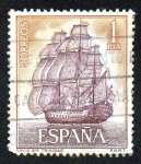 Sellos de Europa - Espa�a -  Homenaje a la marina española - Navío Santísima Trinidad