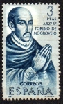 Stamps Spain -  Forjadores de América - Arzobisbo Santo Toribio de Mogrovejo
