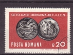 Stamps : Europe : Romania :  Monedas antiguas