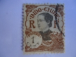Stamps France -  Indo-CHine. Mujeres Indochinas . Indochina Francesa