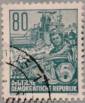 Sellos de Europa - Alemania -  republik clase obrera 1953