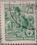 Stamps : Europe : Germany :  republik 1953