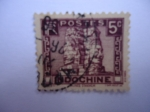 Stamps France -  Ruines D´Angkor - INDOCHINE.