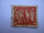 Stamps France -  Ruines D´Angkor - INDOCHINE.