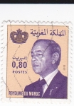 Sellos de Africa - Marruecos -  Rey Hassan II