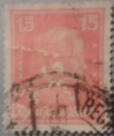 Stamps Germany -  sello reich 1927
