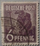 Sellos de Europa - Alemania -  deutsche post 1948