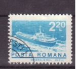 Stamps Romania -  Transporte de minerales por barco