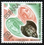 Stamps Spain -  IV Congreso mundial de Psiquiatría