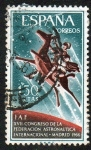 Stamps Spain -  XVII Congreso de la Federación Astronáutica Internacional