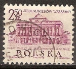 Stamps Poland -  700a Aniv de Varsovia. Staszic Palace