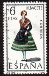 Stamps Spain -  Trajes típicos españoles - Albacete
