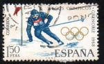 Stamps Spain -  X Juegos Olímpicos de invierno en Grenoble