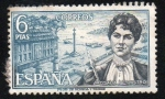 Stamps Spain -  Personajes españoles - Rosalía de Castro