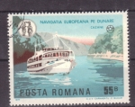 Stamps Romania -  Navegación europea- Cazane