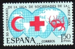 Sellos de Europa - Espa�a -  L Aniversario de la Liga de Sociedades de la Cruz Roja