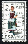 Sellos de Europa - Espaa -  Trajes típicos españoles - Santa Cruz de Tenerife