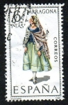 Sellos de Europa - Espaa -  Trajes típicos españoles - Tarragona