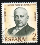 Sellos de Europa - Espa�a -  Centenario del nacimiento de Miguel Primo de Ribera