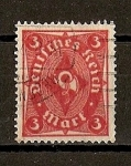Stamps : Europe : Germany :  Rep. Weimar / Corneta Postal.