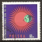 Sellos de Europa - Polonia -  Año Internacional del Sol Quieto (IQSY) (1964 - 1965).