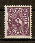 Stamps Germany -  Rep.Weimar / Corneta Postal.