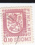 Stamps Finland -  Escudo heráldico