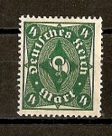 Stamps : Europe : Germany :  Rep.Weimar / Corneta Postal.