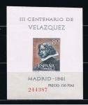 Stamps Spain -  Edifil  1344  III Centenario de la muerte de Velázquez. ( 1599 - 1660 ).  